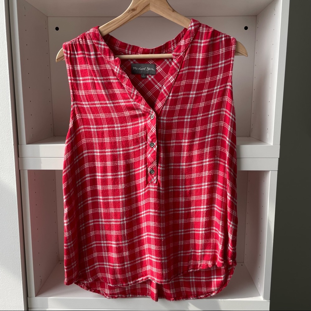 Michael Stars Mika Split Neck Top
